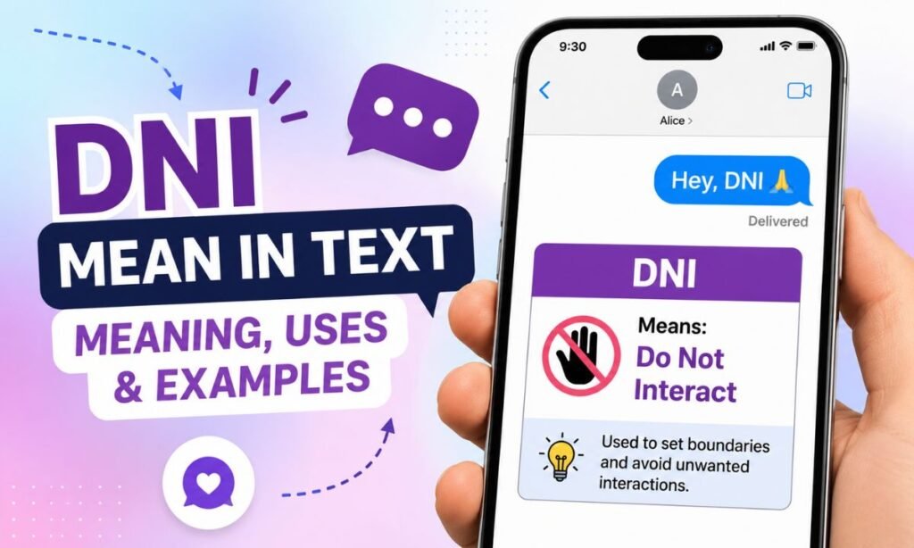 DNI Mean in Text