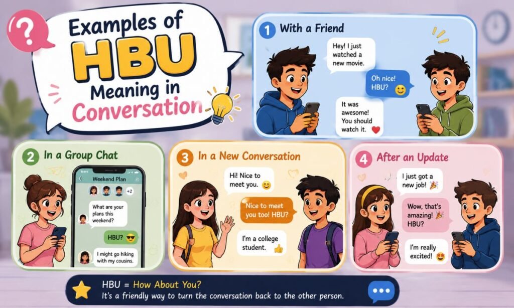 Examples of HBU Meaning in Conversation