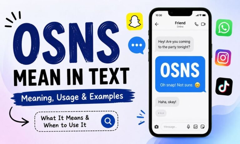 OSNS Mean in Text