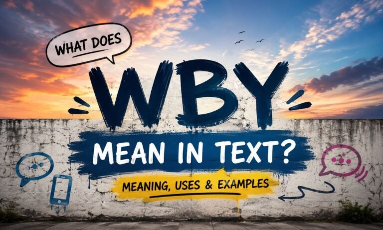 WBY Mean in Text