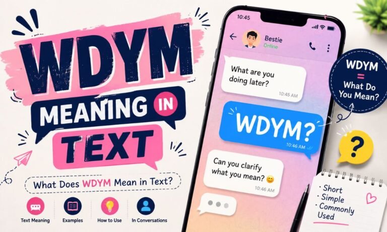 WDYM Meaning in Text