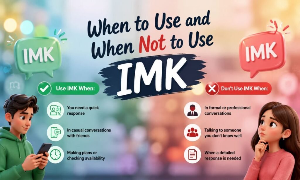 When to Use and When Not to Use IMK