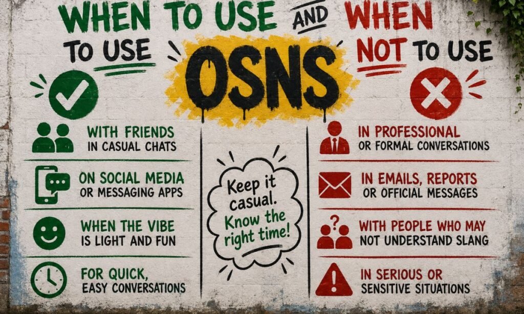 When to Use and When Not to Use OSNS