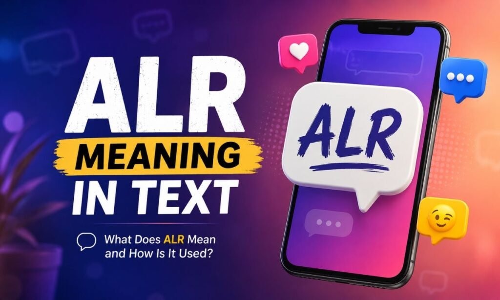 ALR Meaning in Text