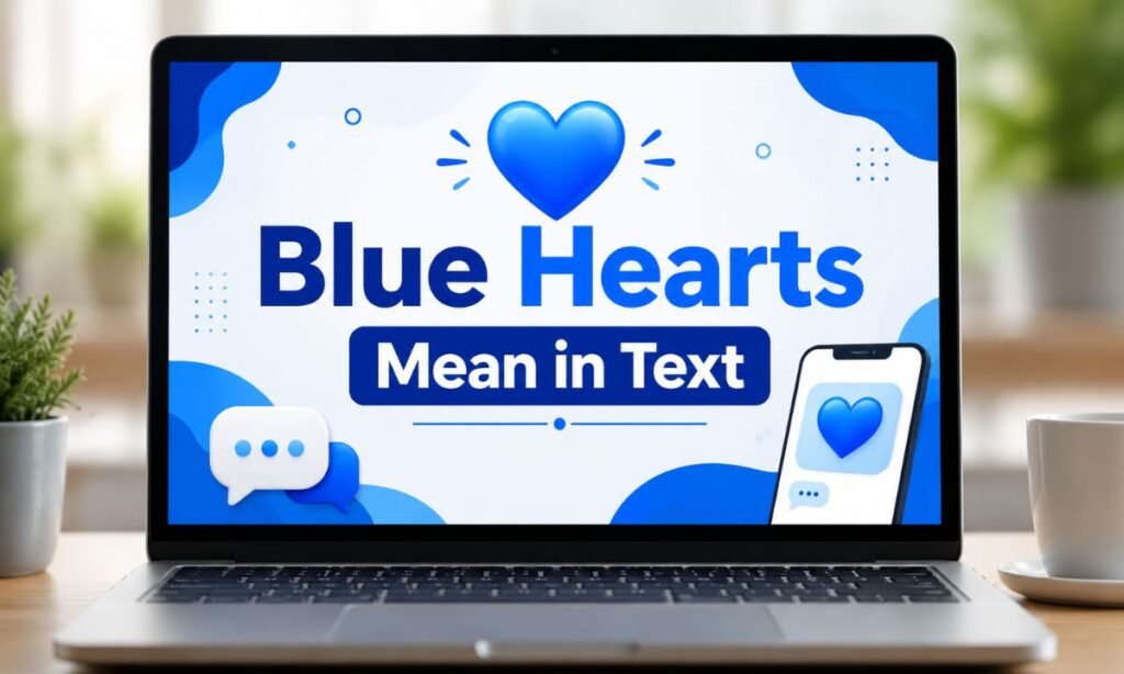Blue Hearts Mean in Text
