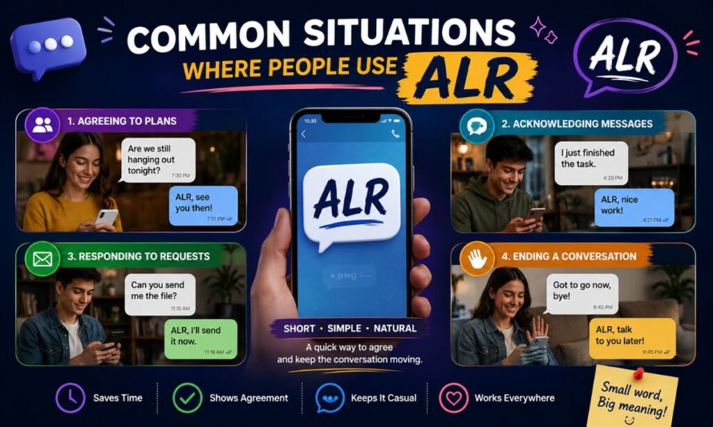 Common Situations Where People Use ALR