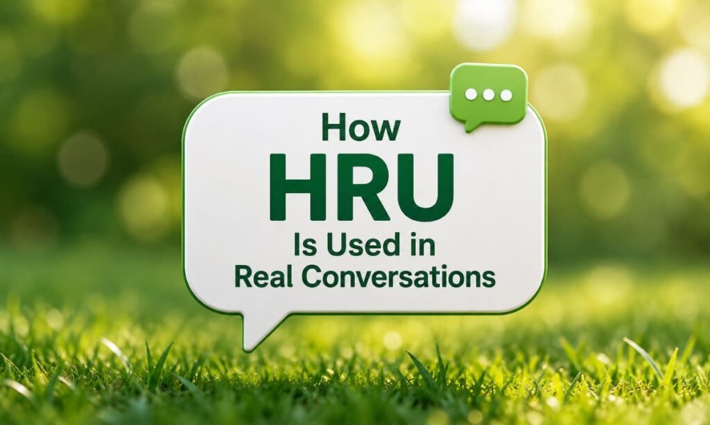 How HRU Is Used in Real Conversations