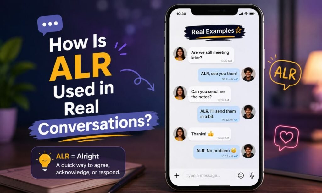 How Is ALR Used in Real Conversations