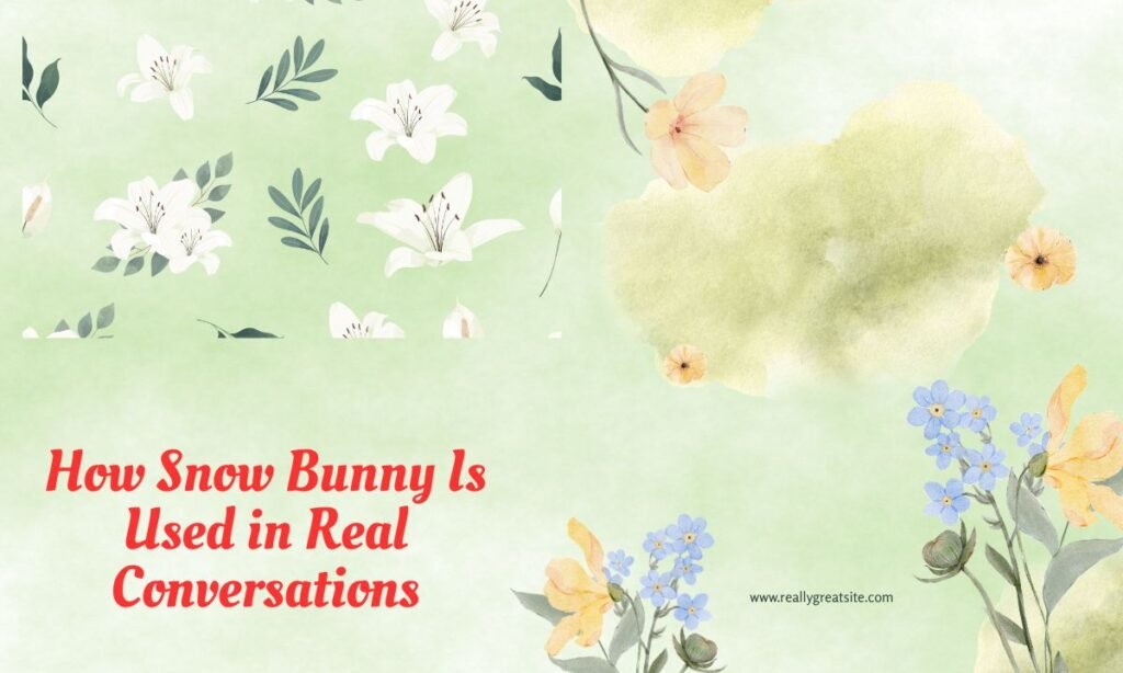 How Snow Bunny Is Used in Real Conversations
