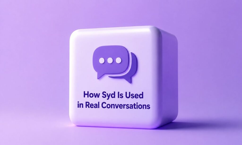 How Syd Is Used in Real Conversations