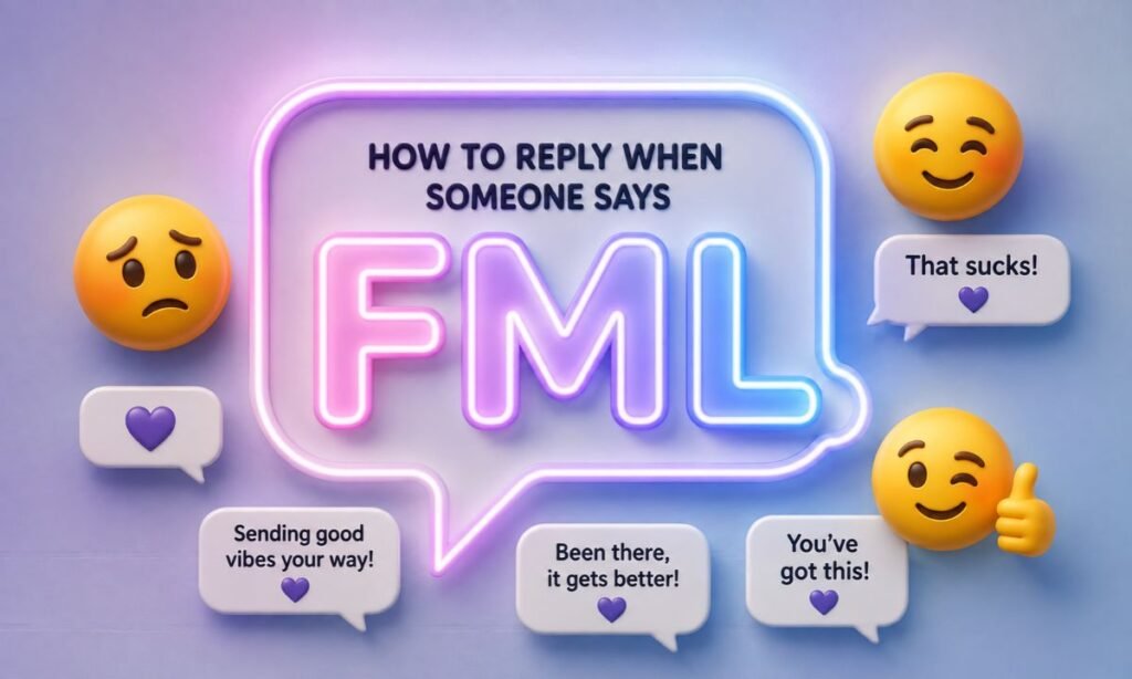 How to Reply When Someone Says FML