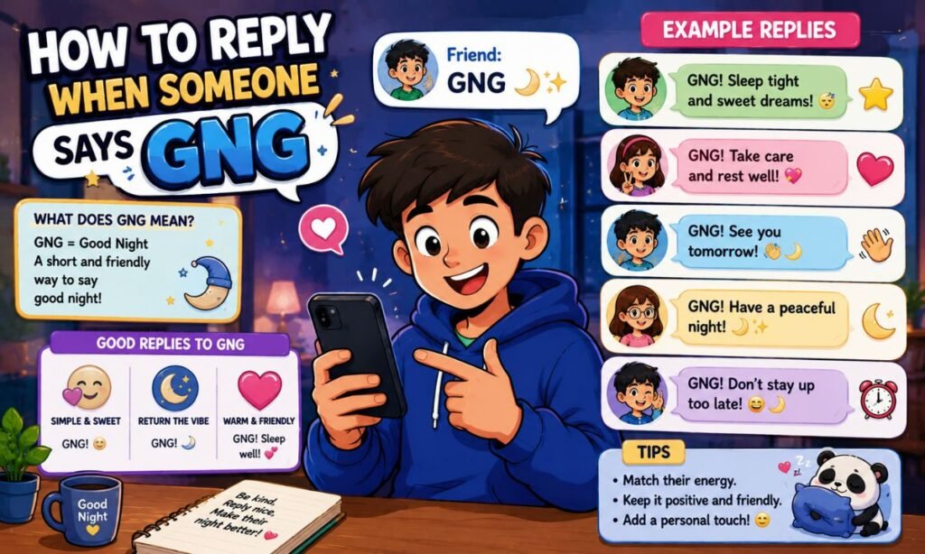 How to Reply When Someone Says GNG