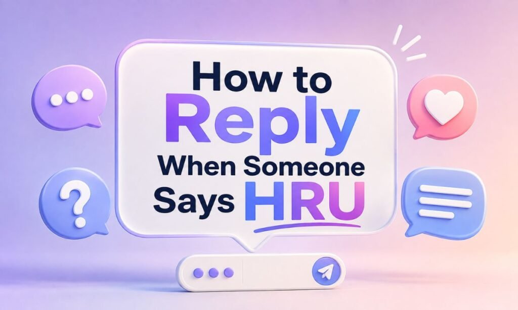 How to Reply When Someone Says HRU
