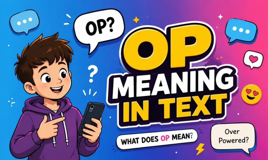 OP Meaning in Text