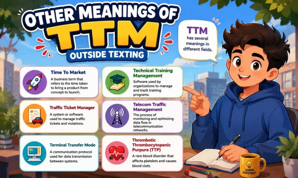Other Meanings of TTM Outside Texting