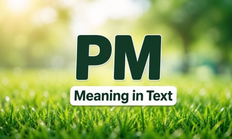 PM Meaning in Text