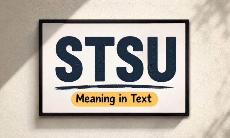 STSU Meaning in Text