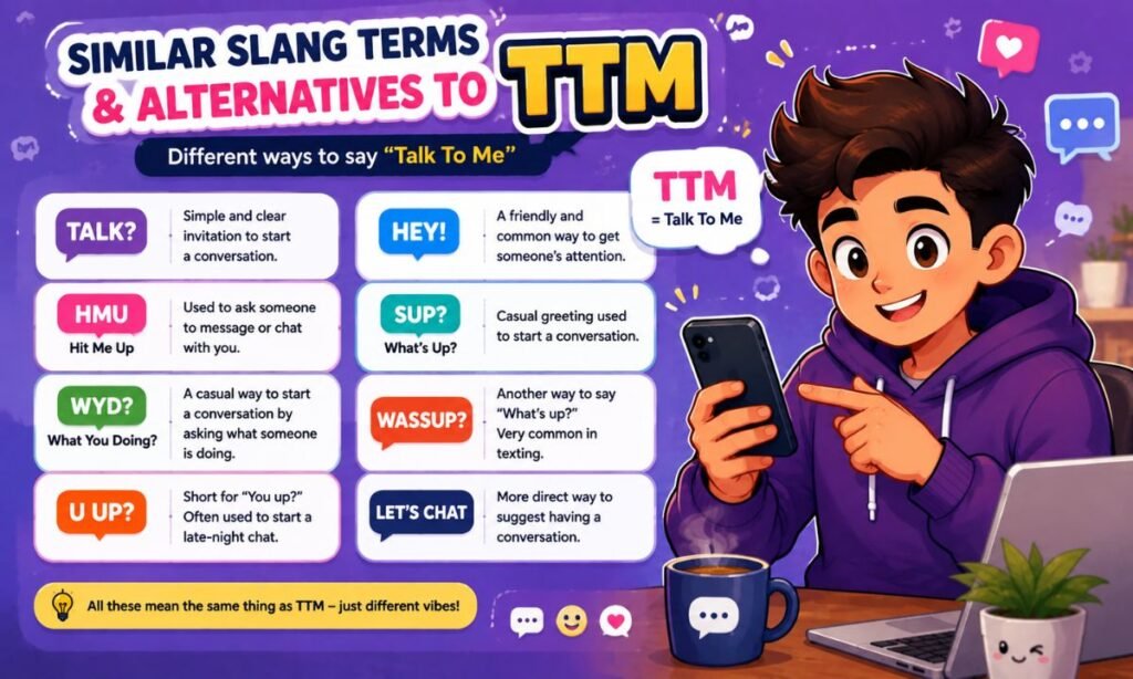 Similar Slang Terms and Alternatives to TTM