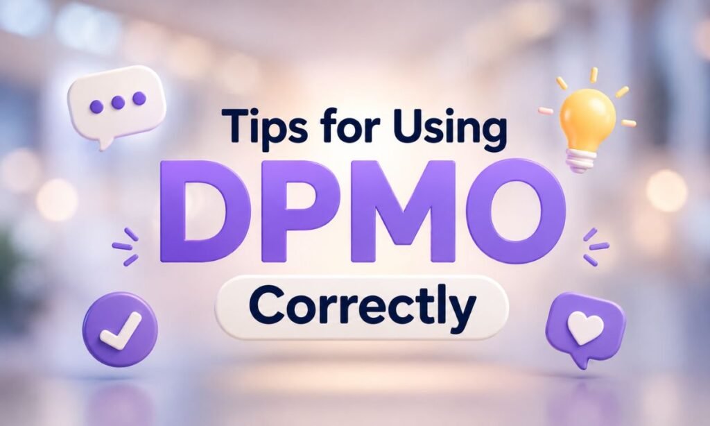 Tips for Using DPMO Correctly