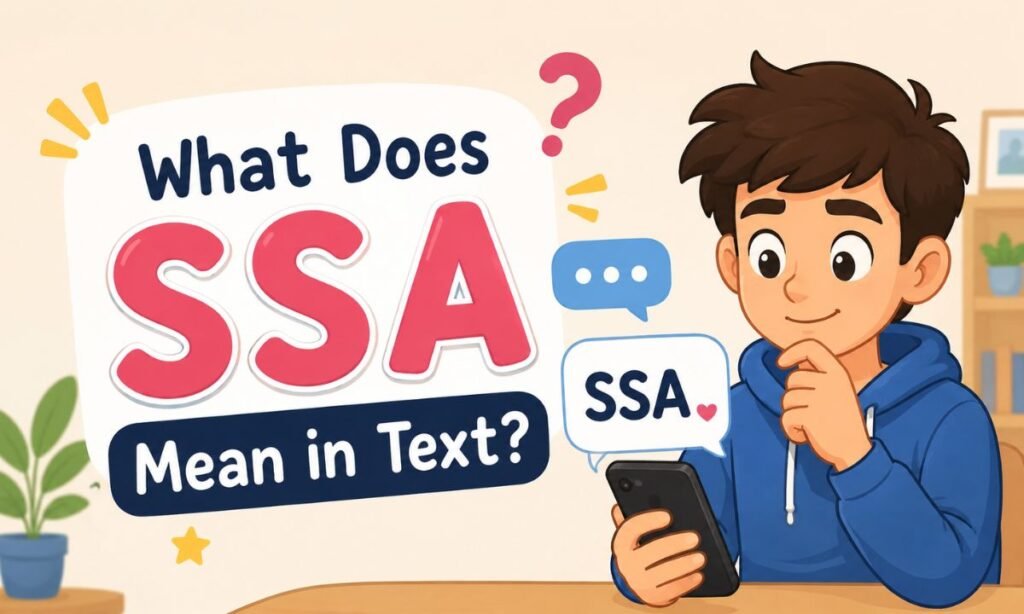 What Does SSA Mean in Text