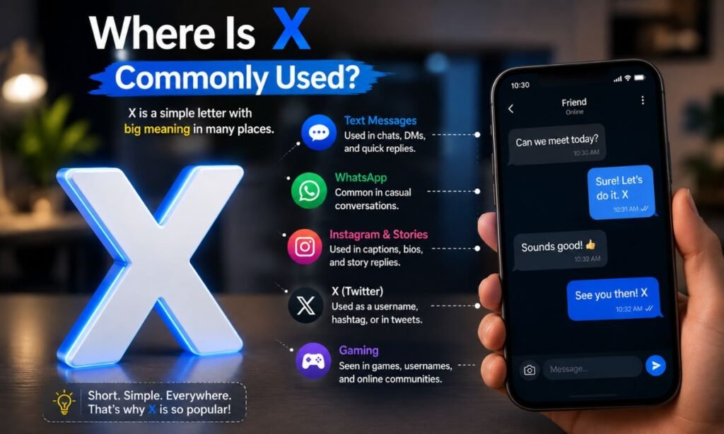 Where Is X Commonly Used