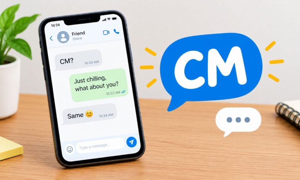 CM Meaning in Chat Conversations