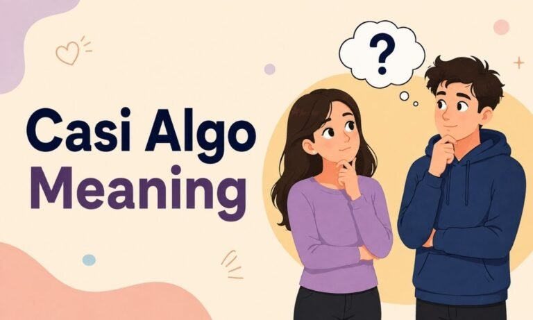 Casi Algo Meaning