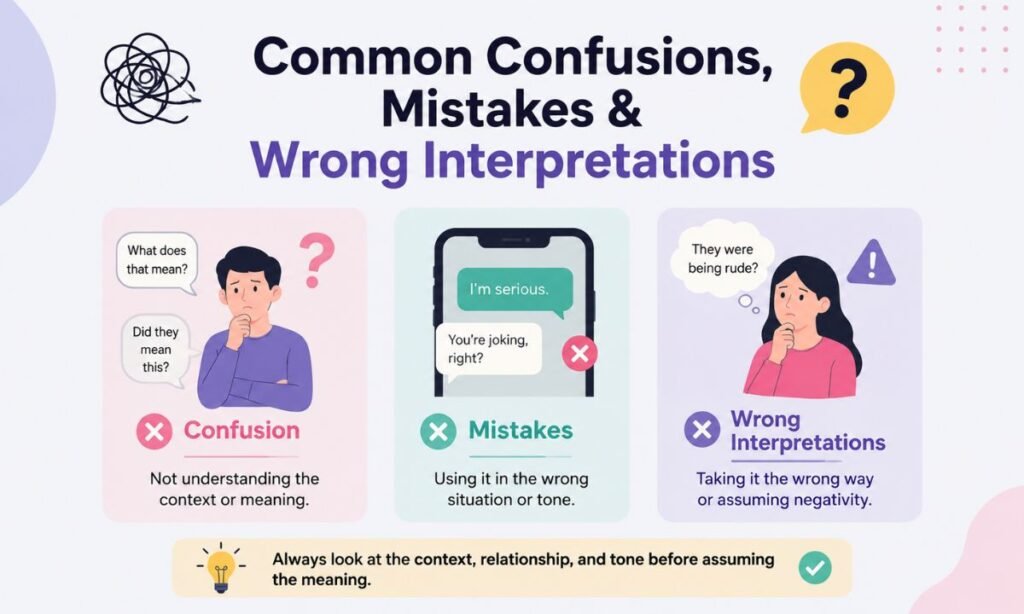 Common Confusions, Mistakes & Wrong Interpretations (1)
