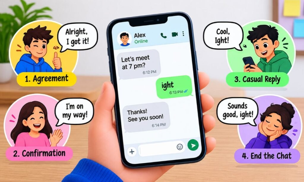Common Uses of “Ight” in Texting