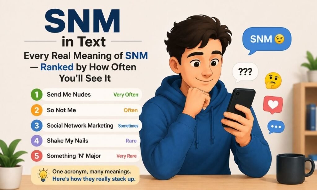 Every Real Meaning of SNM in Text—Ranked by How Often You’ll See It