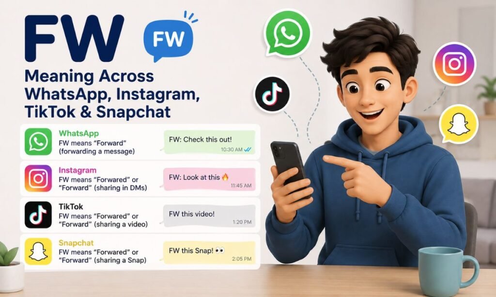 FW Meaning Across WhatsApp, Instagram, TikTok & Snapchat