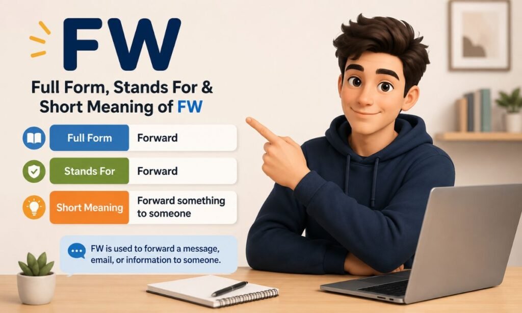 Full Form, Stands For & Short Meaning of FW
