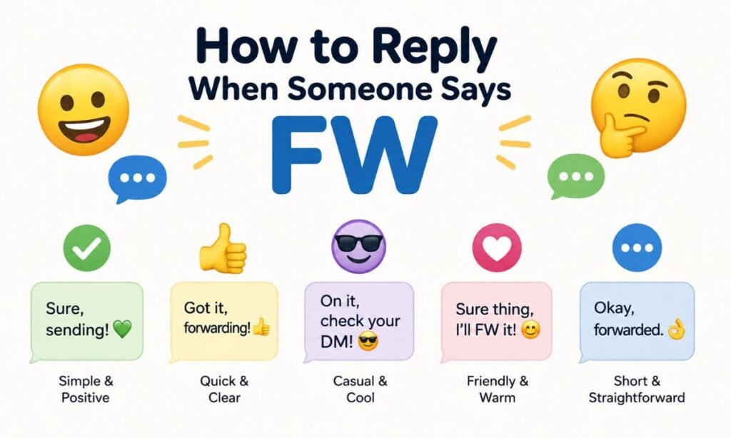 How to Reply When Someone Says FW