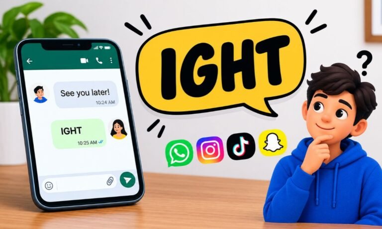 IGHT Meaning in Text