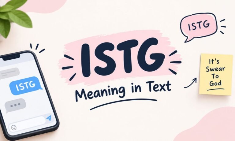 ISTG Meaning in Text