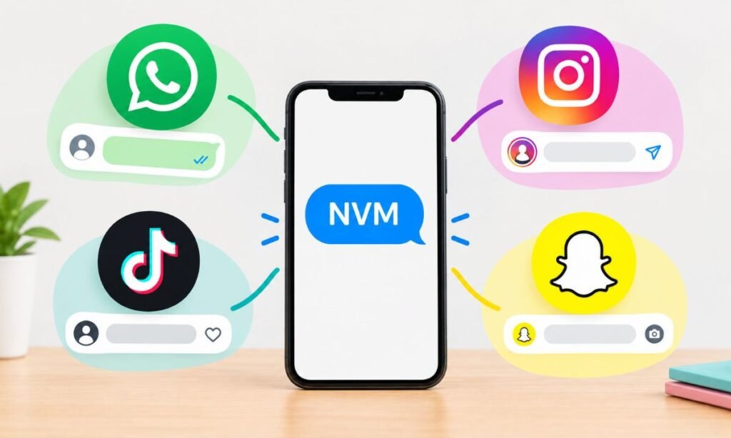 NVM Meaning Across WhatsApp, Instagram, TikTok & Snapchat