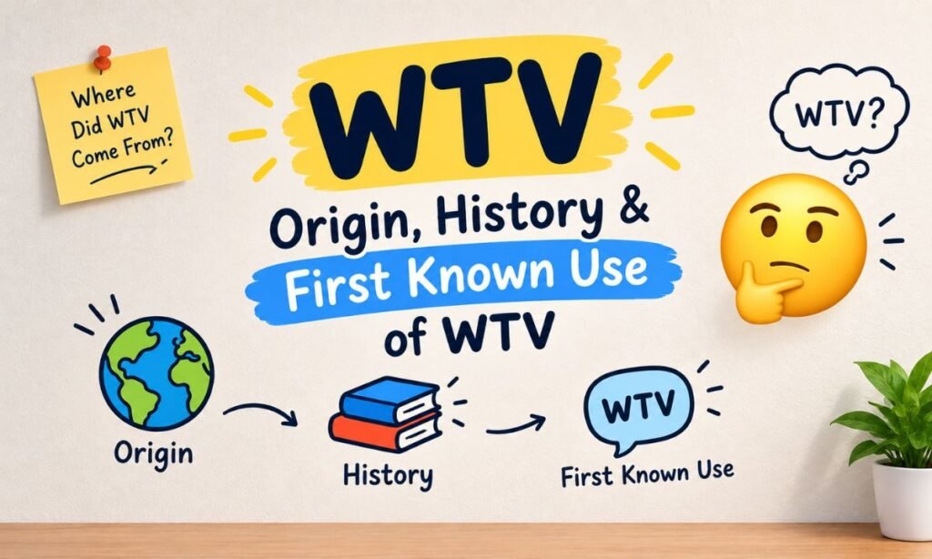 Origin, History & First Known Use of WTV