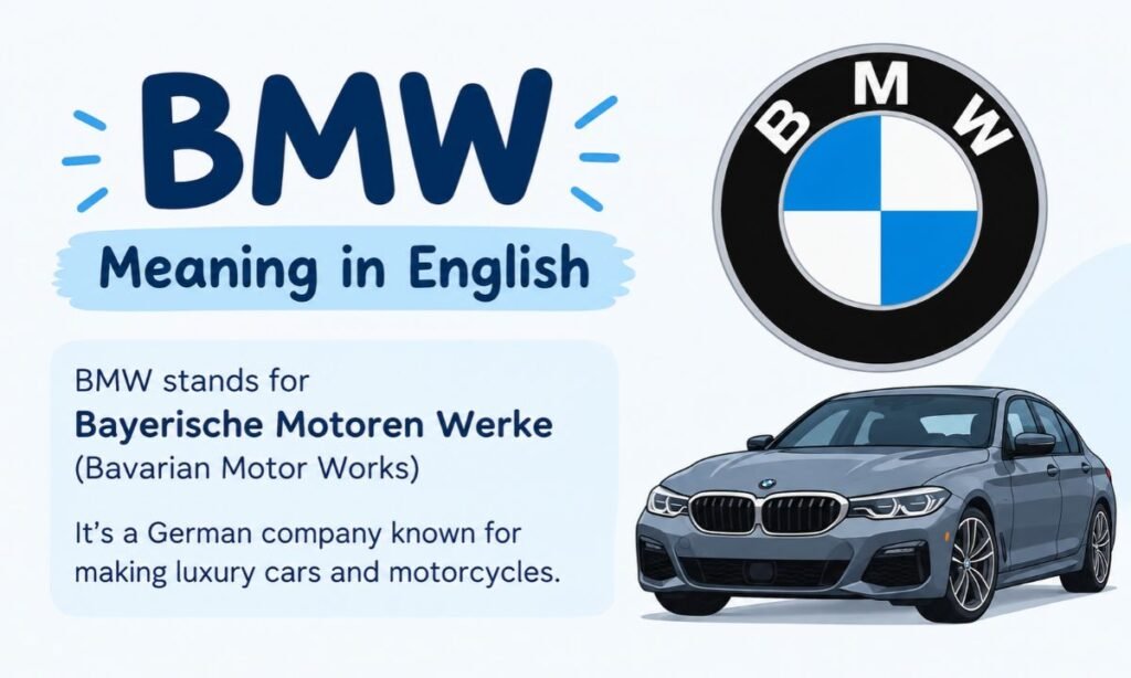 BMW Meaning in English