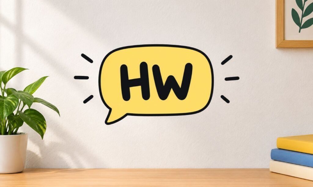 HW Meaning in Text