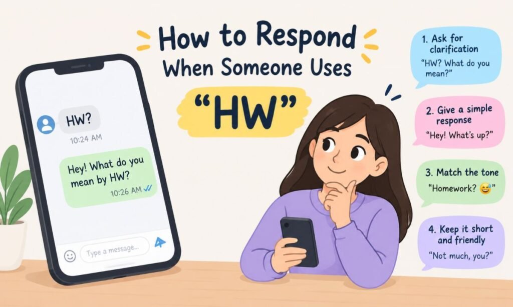 How to Respond When Someone Uses “HW”