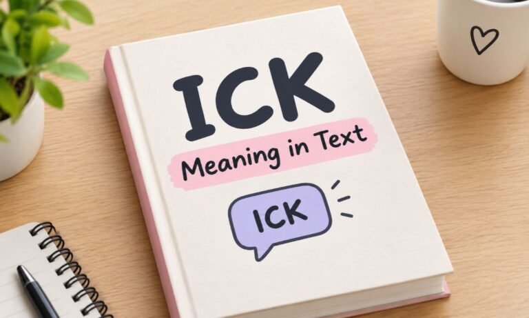 ICK Meaning in Text