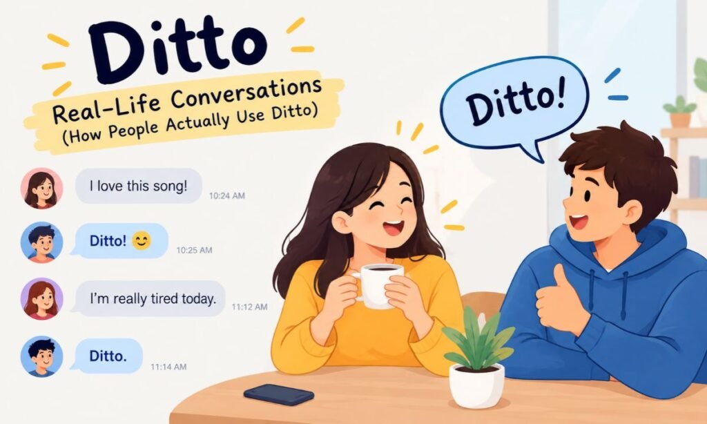 Real-Life Conversations (How People Actually Use Ditto)