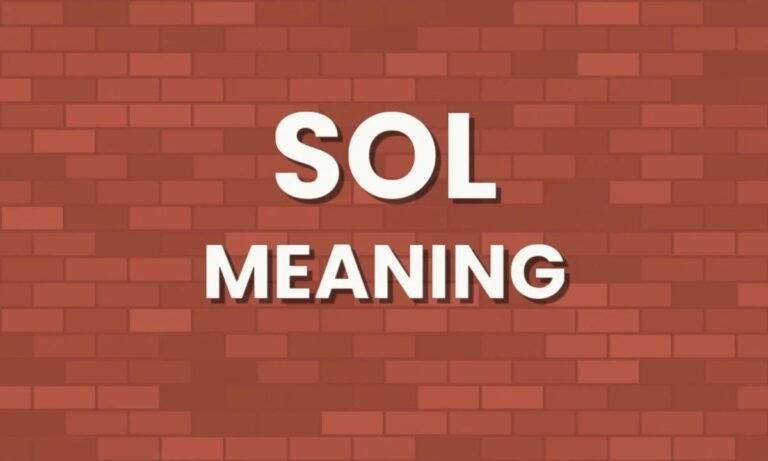 SOL MEANING